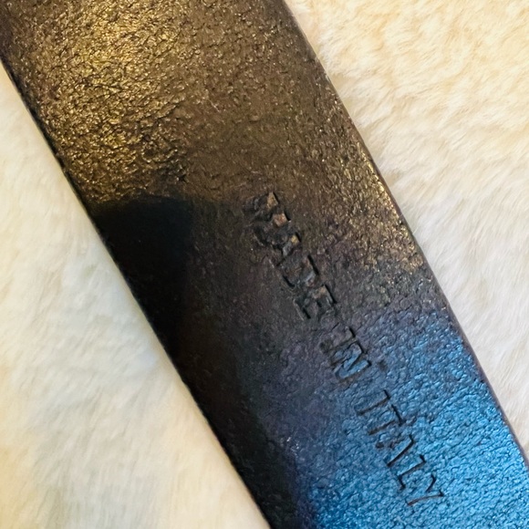 BLACK Ralph Lauren Belt with Silver Buckle - Picture 8 of 11